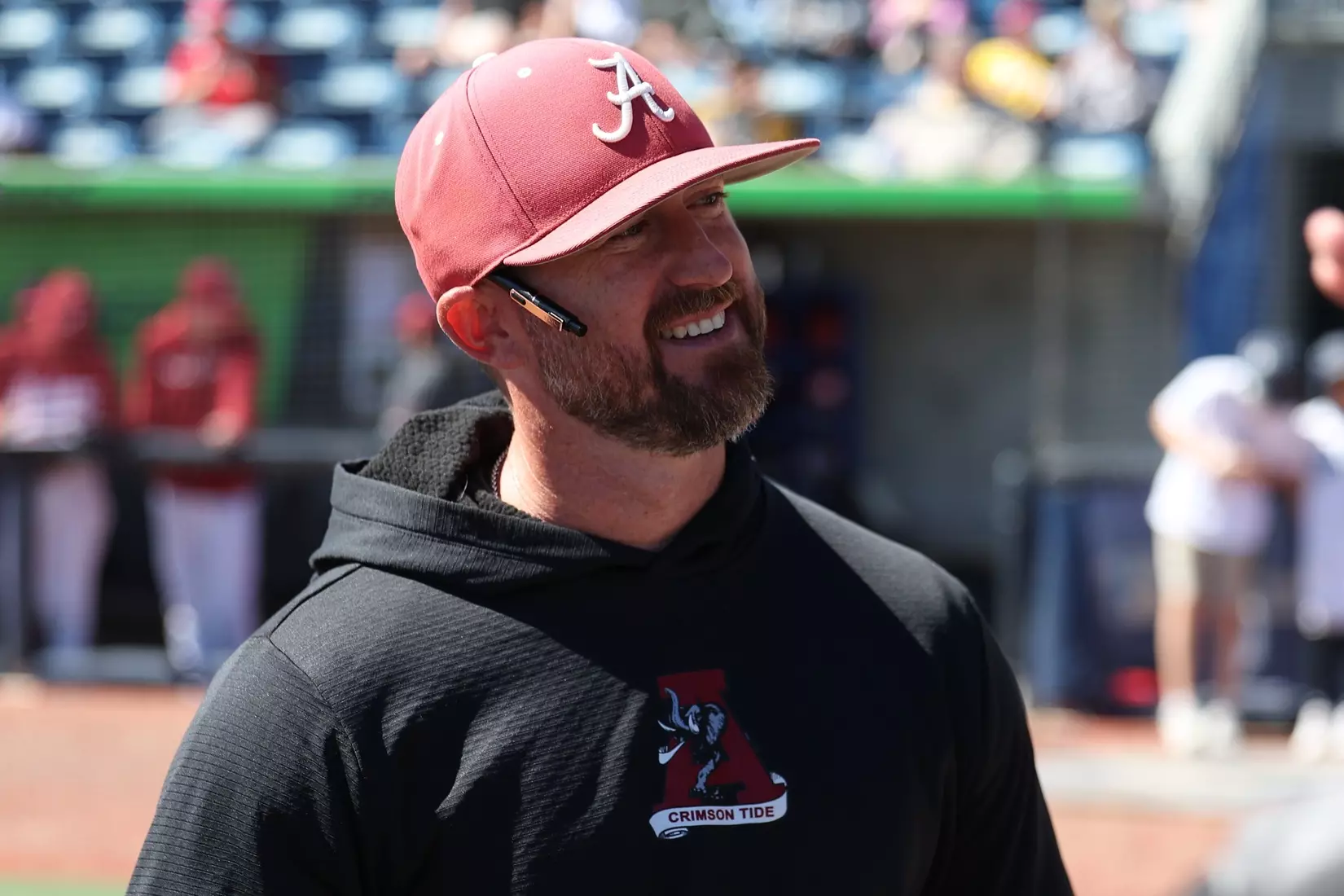 Alabama Head Coach Rob Vaughn pregame against Georgia Tech at Blue Wahoos Stadium in Pensacola, FL on Saturday, Oct 17, 2026.
