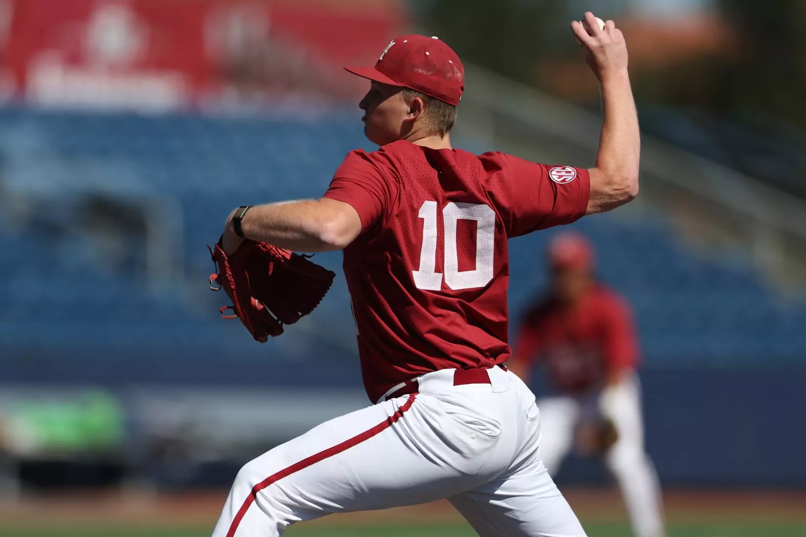 Alabama Baseball Player Wyatt Williams (10) in action against Georgia Tech at Blue Wahoos Stadium in Pensacola, FL on Saturday, Oct 17, 2026.