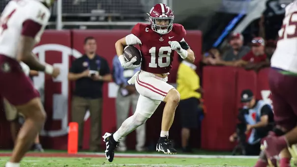 Bray Hubbard returning an interception