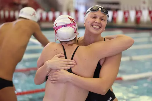 Zara Zallen hugging teamate