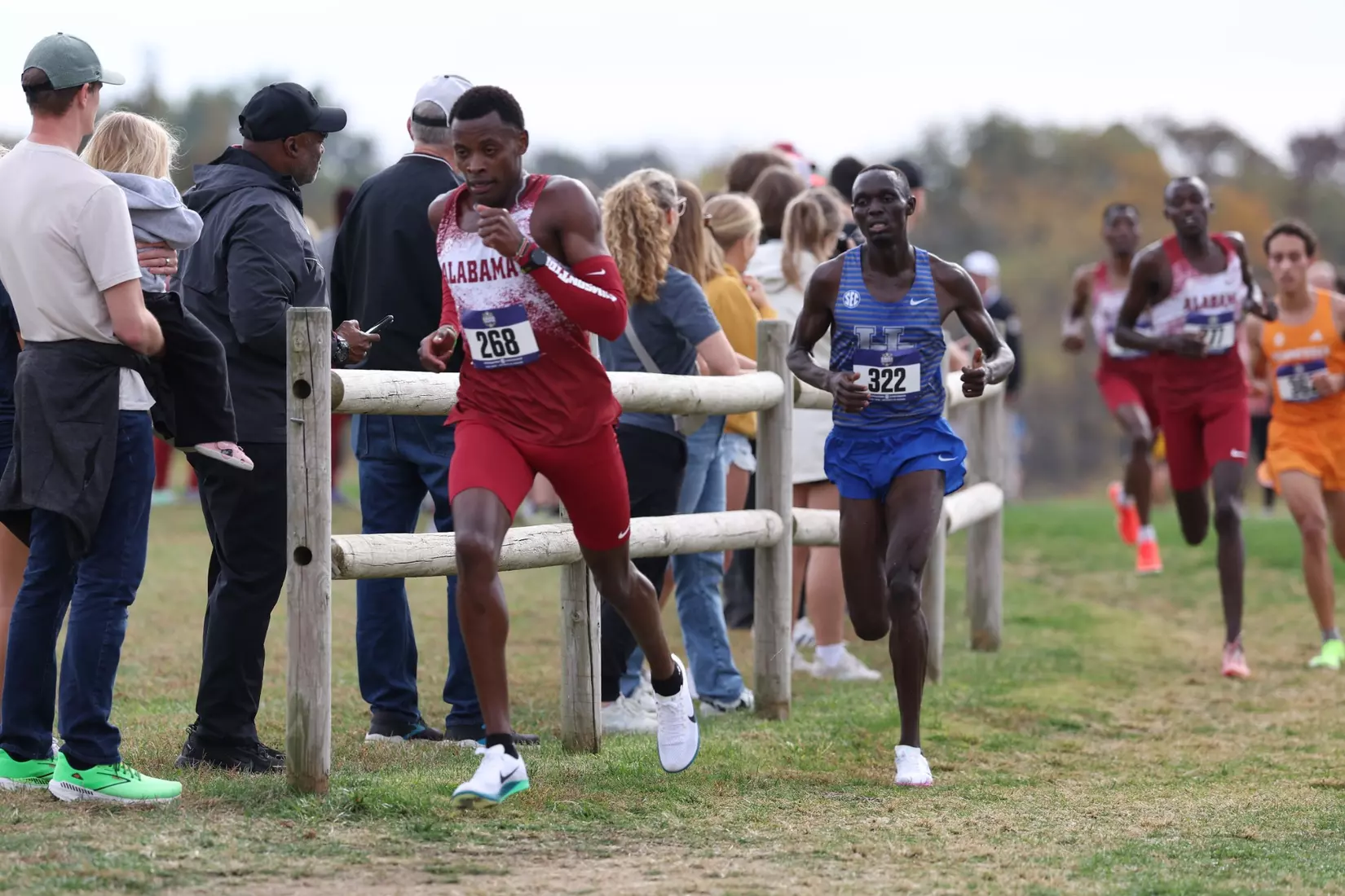 Alabama Track Athlete Duncan Gituku competes during the SEC Cross Country Championships at Gans Creek Cross Country Course in Columbia, MO on Friday, Oct 30, 2026.