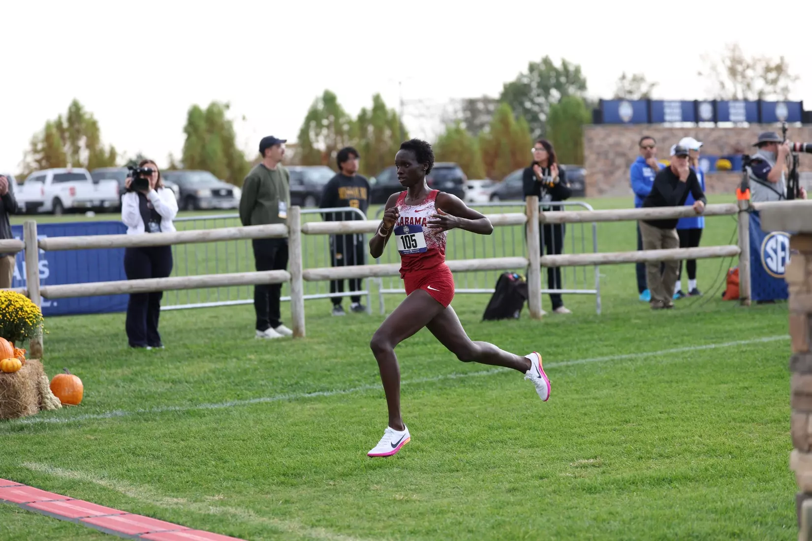 Alabama Track Athlete Caren Kiplagat competes during the SEC Cross Country Championships at Gans Creek Cross Country Course in Columbia, MO on Friday, Oct 30, 2026.