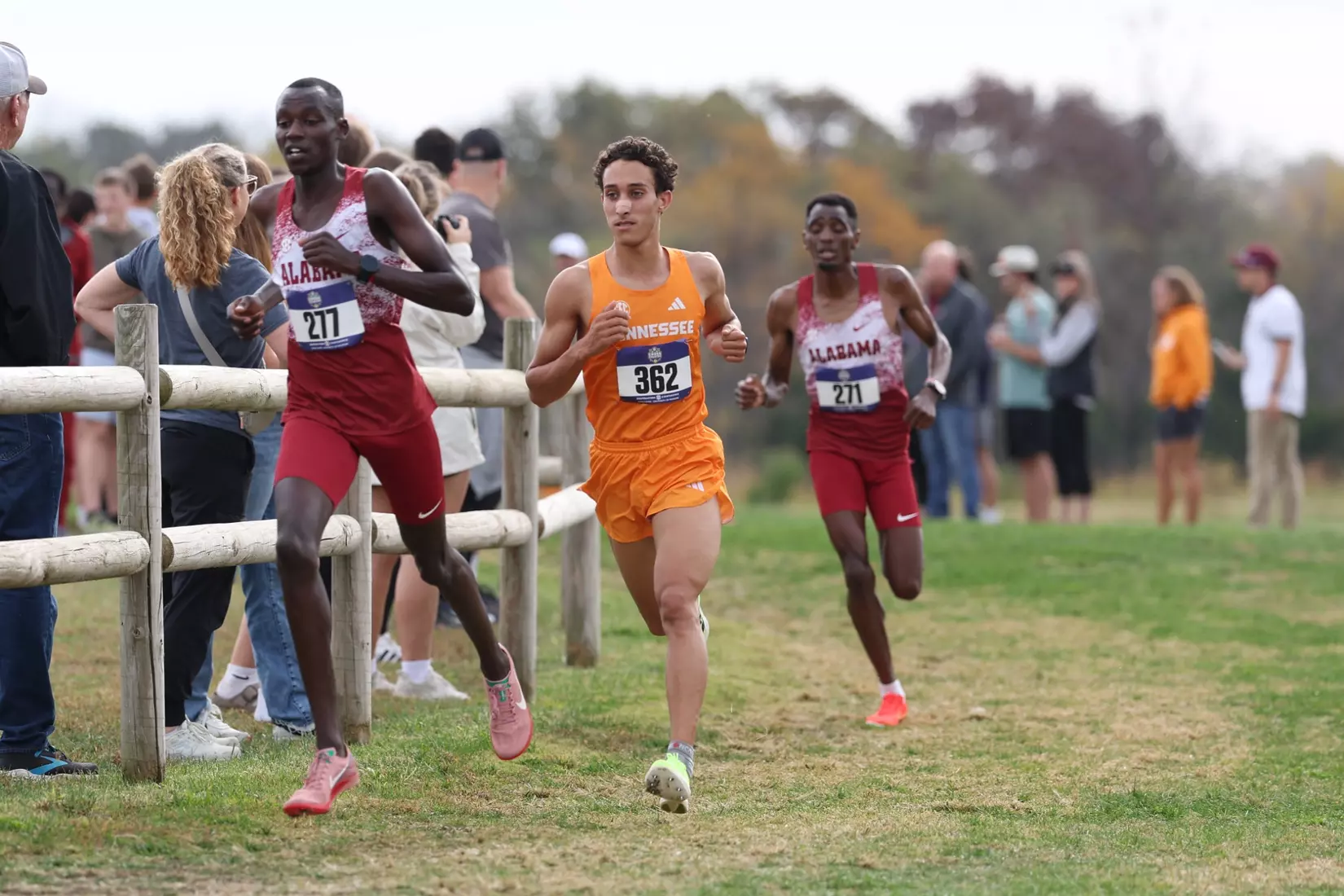 Alabama Track Athlete Ezekiel Pitireng competes during the SEC Cross Country Championships at Gans Creek Cross Country Course in Columbia, MO on Friday, Oct 30, 2026.