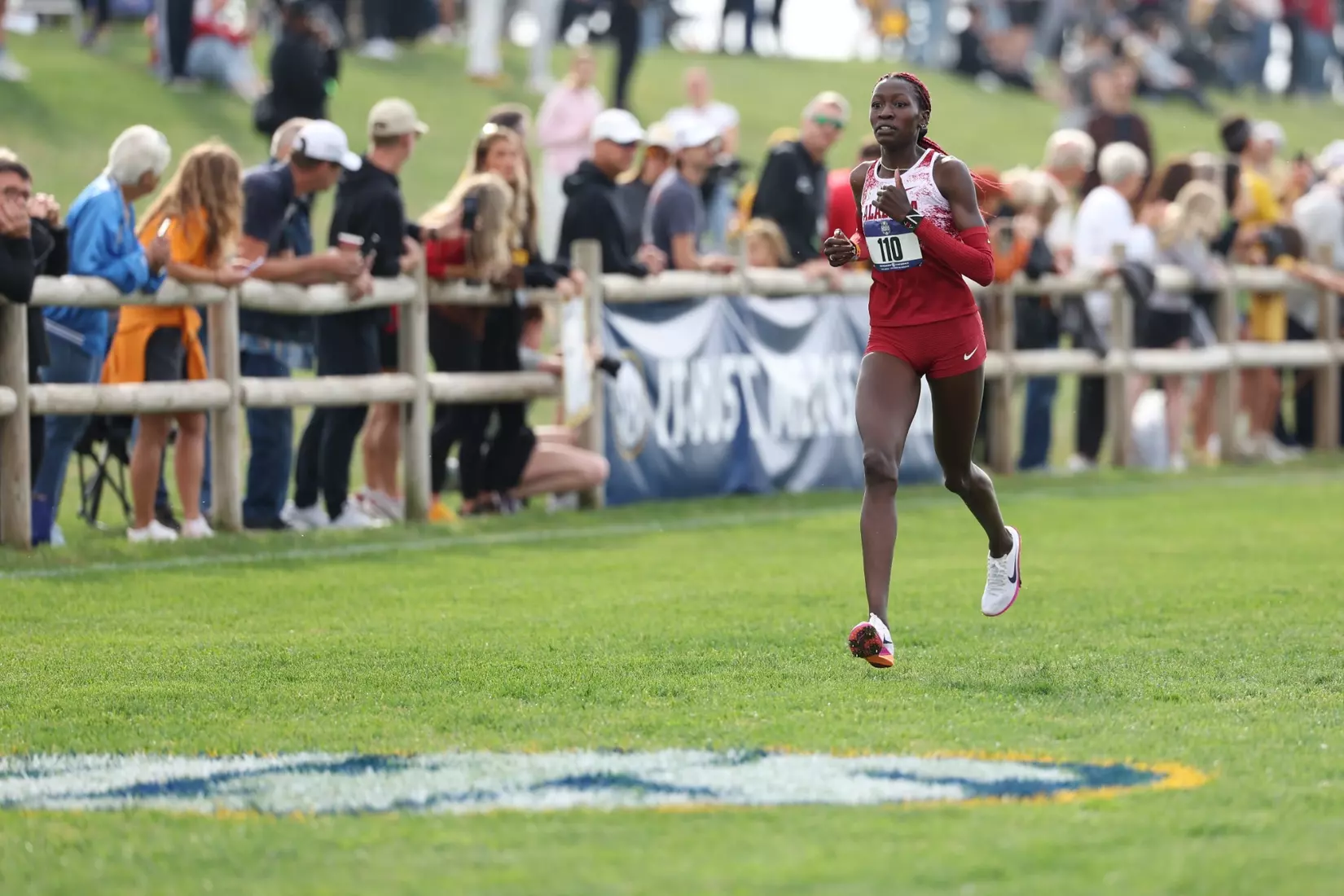 Alabama Track Athlete Milicent Wafula competes during the SEC Cross Country Championships at Gans Creek Cross Country Course in Columbia, MO on Friday, Oct 30, 2026.