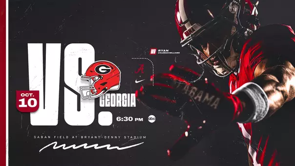 Football vs. Georgia - October 10 at 6:30 p.m. on ABC at Saban Field at Bryant-Denny Stadium