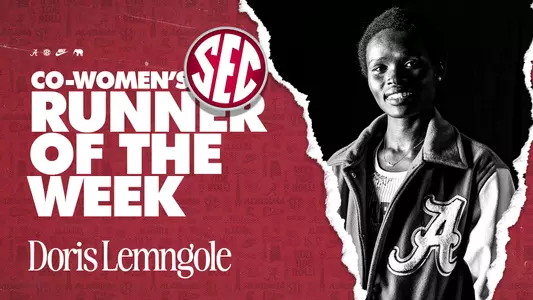 alabama track and field doris sec co-women's runner of week