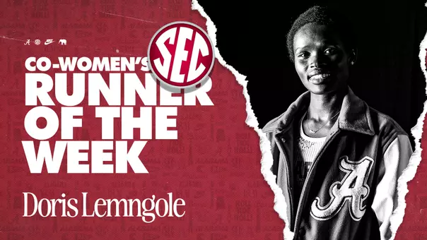 alabama track and field doris sec co-women's runner of week