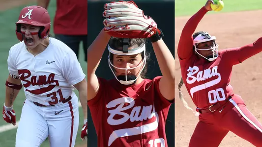 Alexis Pupillo (31), Kaitlyn Pallozzi (31) and Vic Moten (00)