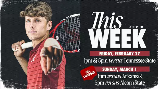 Alabama Men's Tennis Graphic