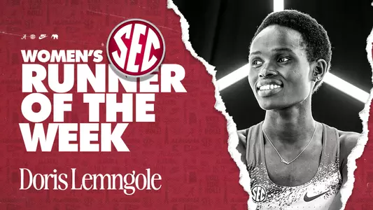 alabama track doris lemngole sec women's runner of the week