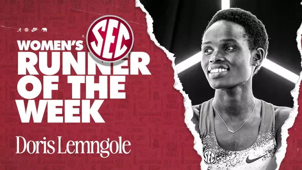 alabama track doris lemngole sec women's runner of the week