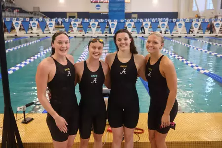 \VanBruntGa_JonesEm_GieleTe_VincentCa\ during NCAA Championships at Georgia Tech Natatorium in Atlanta, GA on Saturday, Mar 21, 2026.