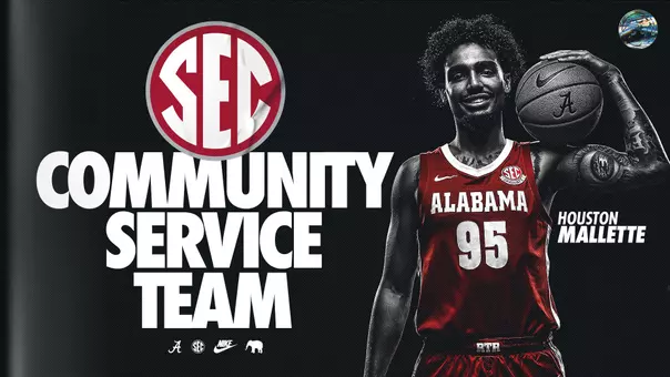 Houston Mallette 2026 SEC Community Service Team