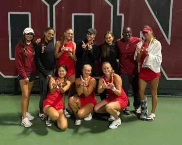 Women's Tennis Celebrates Win in SEC Tournament