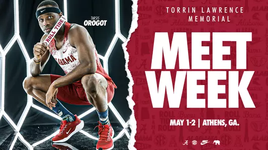 alabama track and field meet week preview graphic