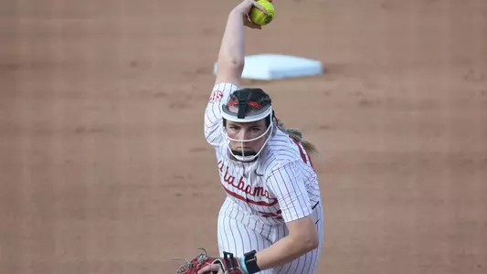 Jocelyn Briski (23) pitching vs. Kentucky (April 17, 2026)