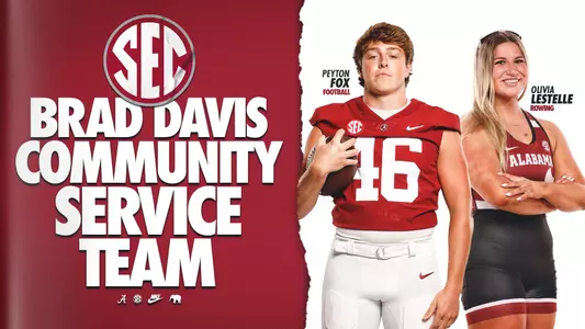2026 SEC Brad Davis Community Service Team