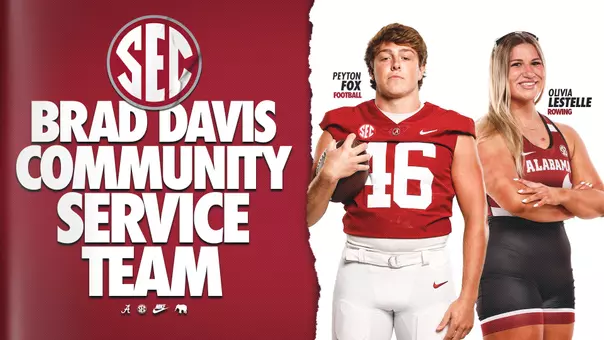 2026 SEC Brad Davis Community Service Team