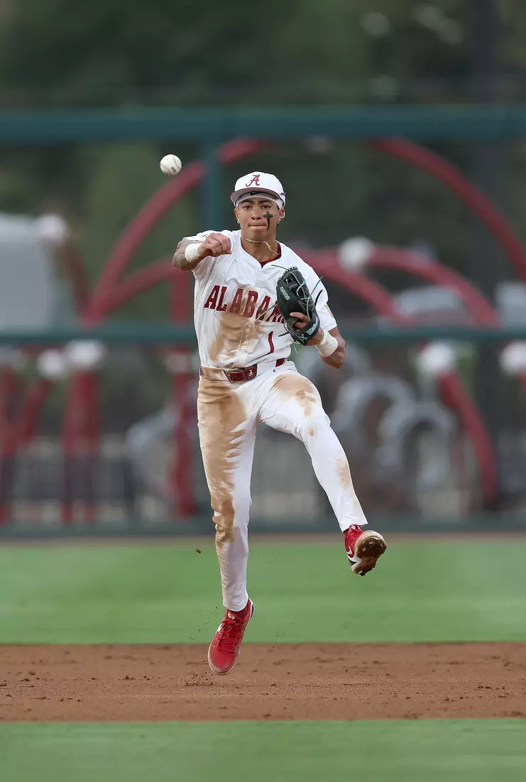 \\ in action against Vanderbilt at Sewell-Thomas Stadium in Tuscaloosa, AL on Thursday, Apr 30, 2026.
Alabama Baseball Player Justin Lebron (1) in action against Vanderbilt at Sewell-Thomas Stadium in Tuscaloosa, AL on Thursday, Apr 30, 2026.
