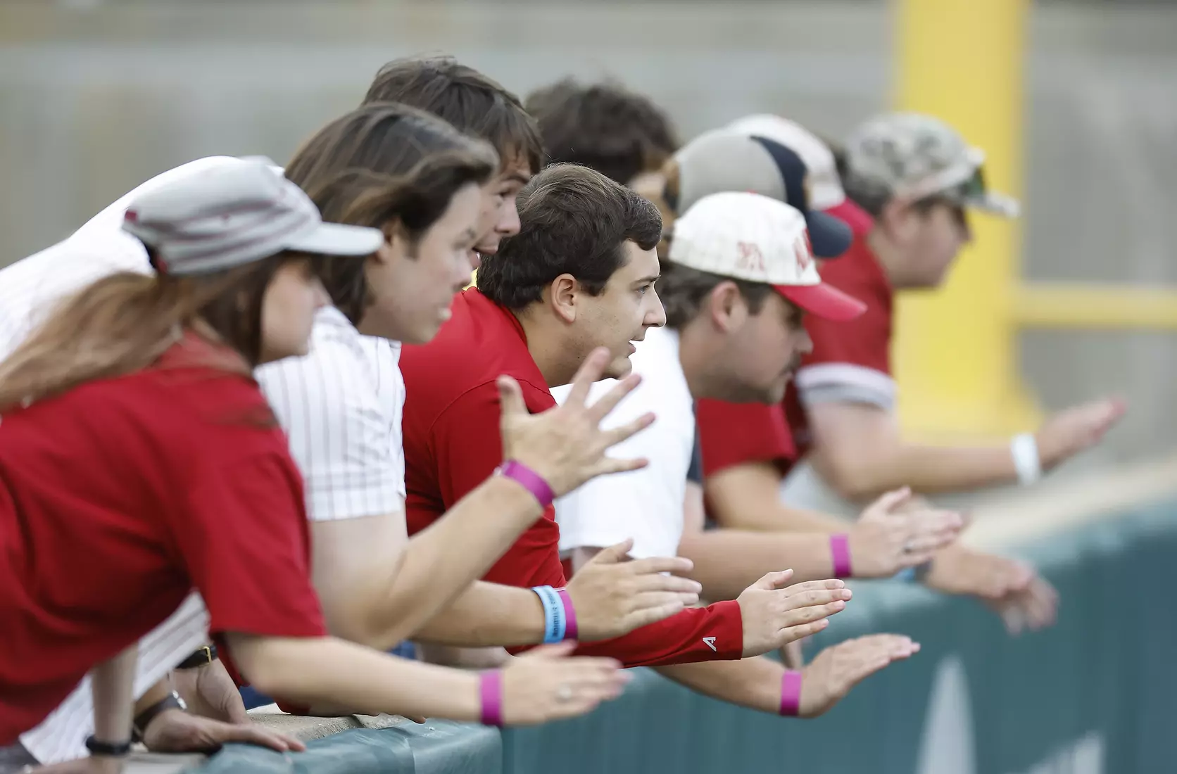 Alabama fans cheer against Vanderbilt at Sewell-Thomas Stadium in Tuscaloosa, AL on Thursday, Apr 30, 2026.