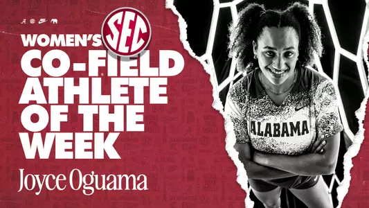 alabama track and field joyce oguama sec of week