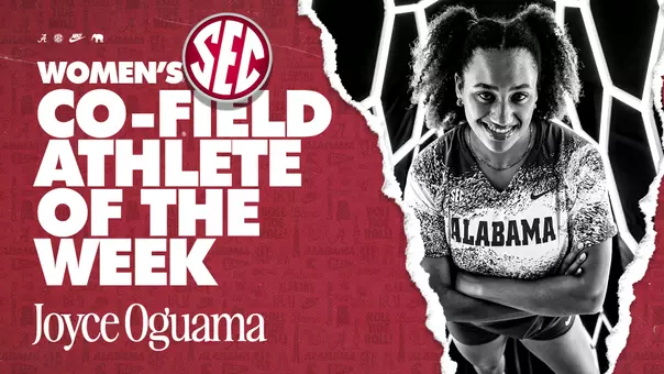alabama track and field joyce oguama sec of week