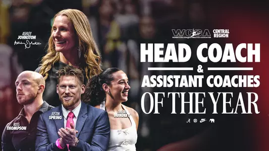 alabama gymnastics wcga regional coach and assistant coaches of the year