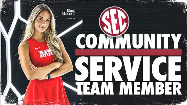 Klara Milicevic SEC Comm Service Award