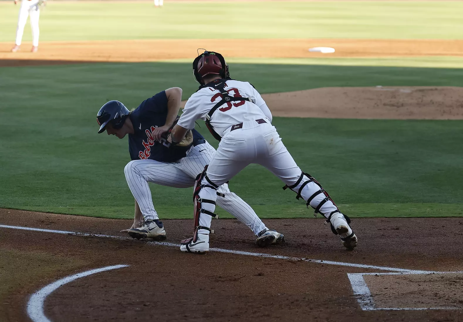 Alabama Baseball Player John Lemm (33) in action against Ole Miss at Sewell-Thomas Stadium in Tuscaloosa, AL on Thursday, May 14, 2026.