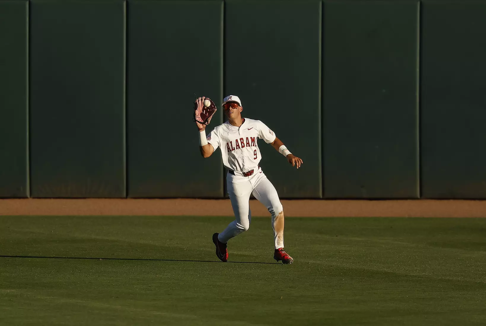 Alabama Baseball Player Bryce Fowler (9) in action against Ole Miss at Sewell-Thomas Stadium in Tuscaloosa, AL on Thursday, May 14, 2026.