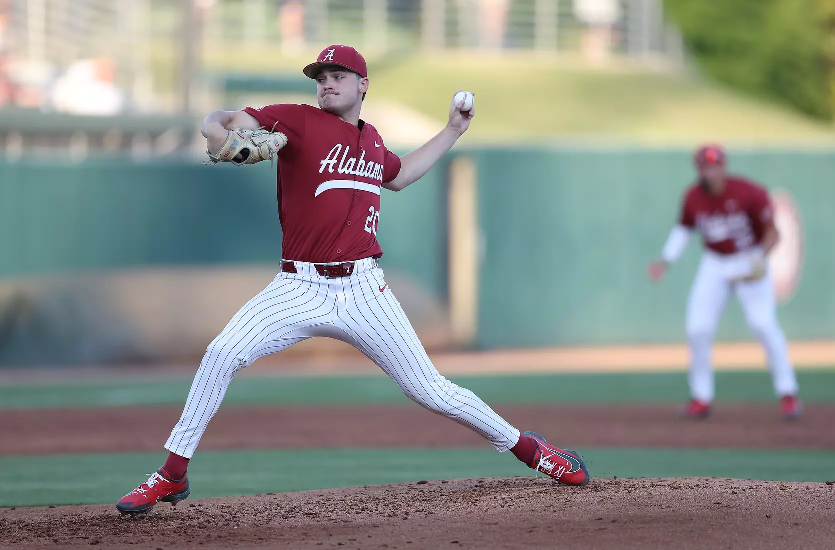 \AdamsZaAdamsZa\ in action against Ole Miss at Sewell-Thomas Stadium in Tuscaloosa, AL on Friday, May 15, 2026.