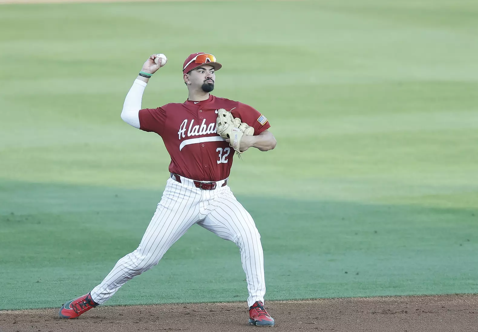 Alabama Baseball Player Jason Torres (32) in action against Ole Miss at Sewell-Thomas Stadium in Tuscaloosa, AL on Friday, May 15, 2026.