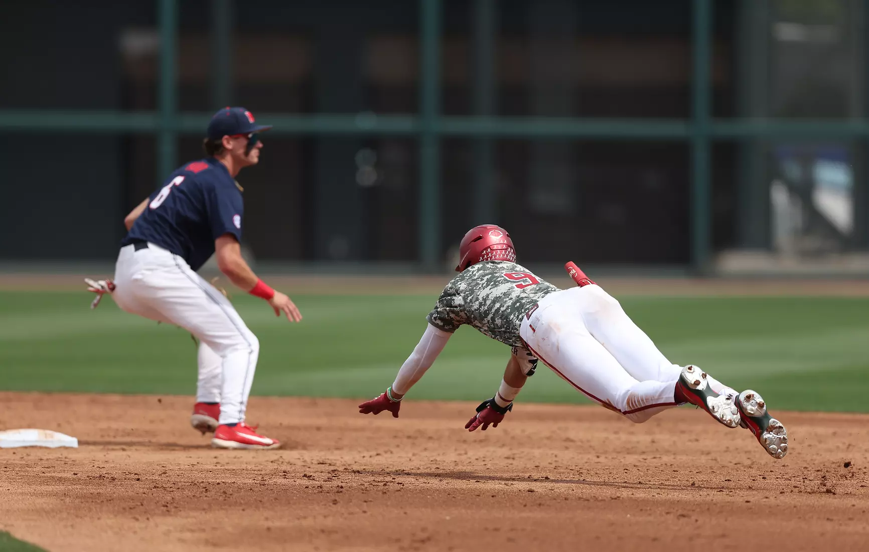 Alabama Baseball Player Bryce Fowler (9) in action against Ole Miss at Sewell-Thomas Stadium in Tuscaloosa, AL on Saturday, May 16, 2026.