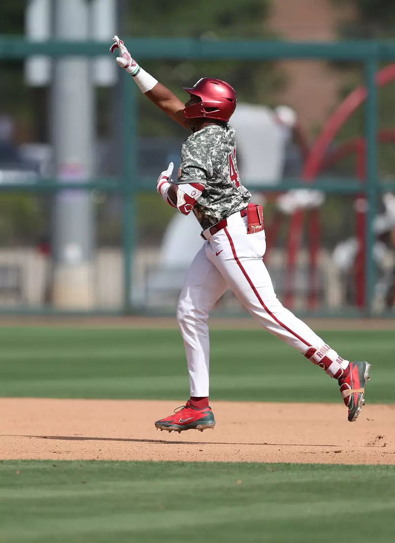 Alabama Baseball Player Eric Hines (42) in action against Ole Miss at Sewell-Thomas Stadium in Tuscaloosa, AL on Saturday, May 16, 2026.