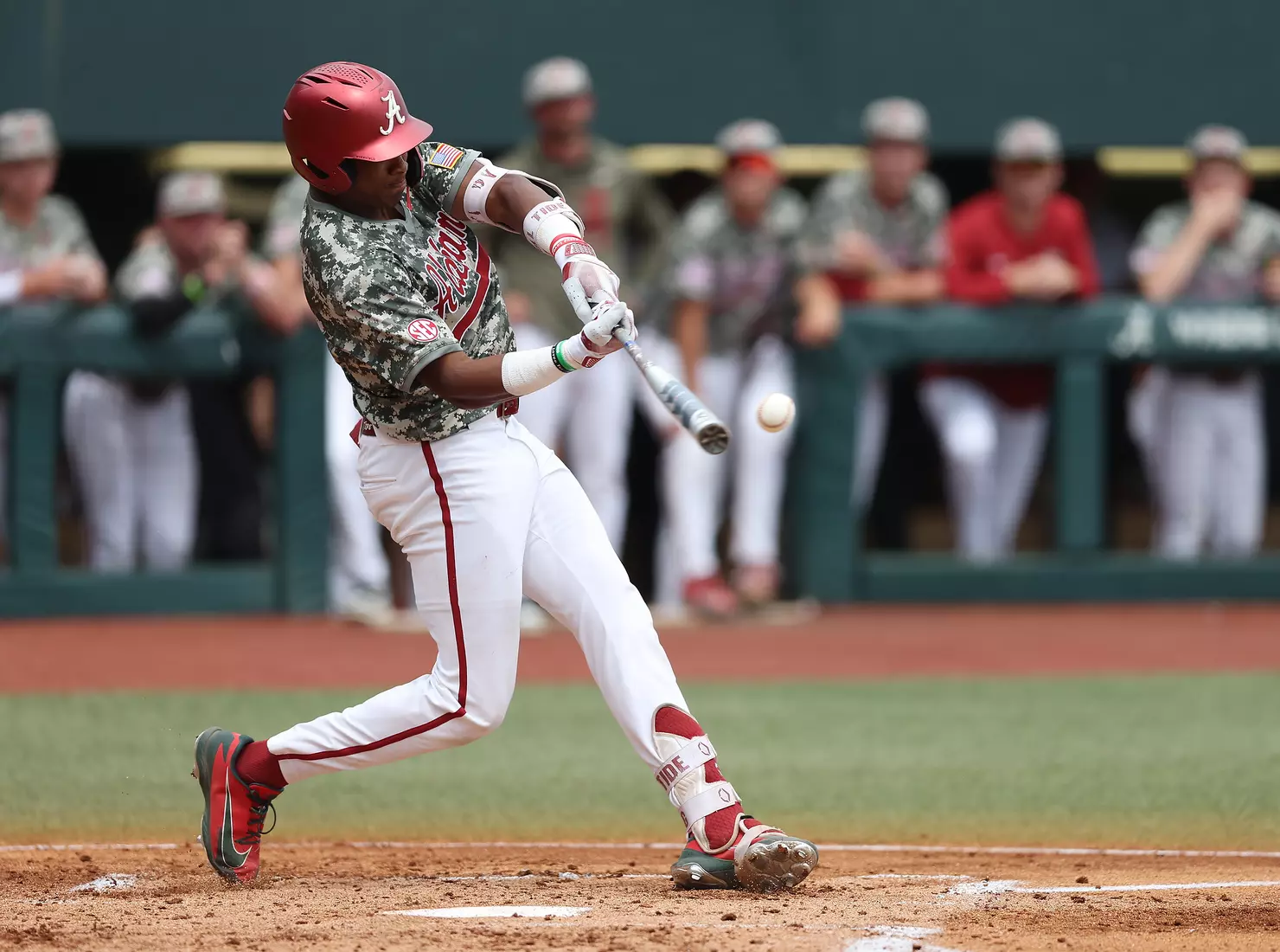 Alabama Baseball Player Eric Hines (42) in action against Ole Miss at Sewell-Thomas Stadium in Tuscaloosa, AL on Saturday, May 16, 2026.