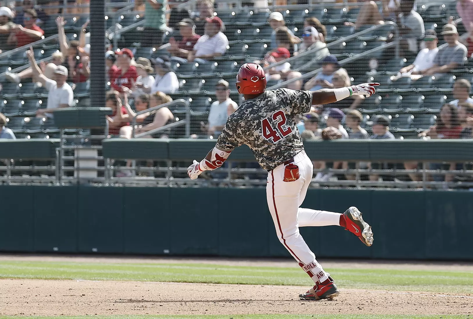 Alabama Baseball Player Eric Hines (42) in action against Ole Miss at Sewell-Thomas Stadium in Tuscaloosa, AL on Saturday, May 16, 2026.