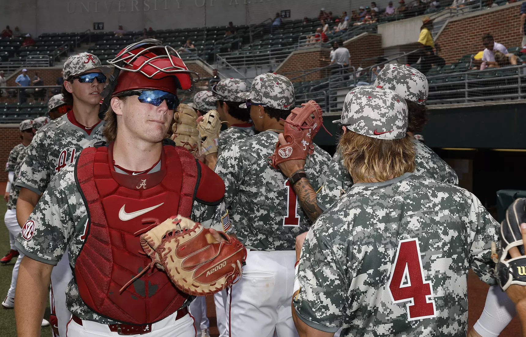 Alabama Baseball Player Zack Johnson (26) during pre game against Ole Miss at Sewell-Thomas Stadium in Tuscaloosa, AL on Saturday, May 16, 2026.