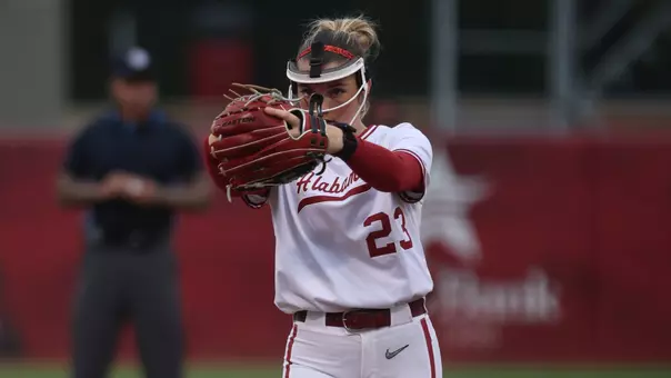 Jocelyn Briski (23) pitching vs. South Carolina (April 30, 2026)