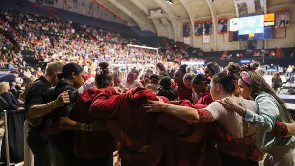 Team huddle