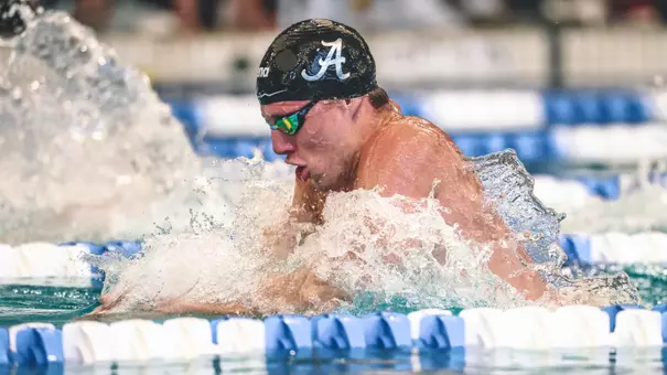 3/27/26 MWSD Alabama vs NCAA Championships
Alabama Swimmer Steijn Louter (Breast)
Photo by Jeff Hanson