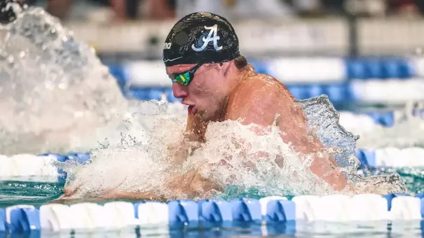3/27/26 MWSD Alabama vs NCAA Championships
Alabama Swimmer Steijn Louter (Breast)
Photo by Jeff Hanson