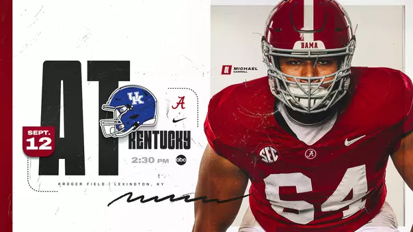 Football vs. Kentucky - September 12 at 2:30 p.m. CT on ABC at Kroger Field in Lexington, Ky.
