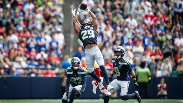 Josh Jobe intercepting a pass