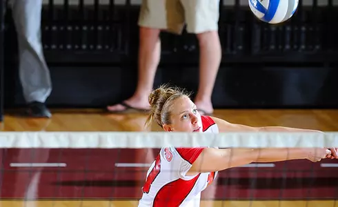 VOLLEYBALL DROPS TIGHT FIVE-SET AFFAIR AT HIGH POINT Image