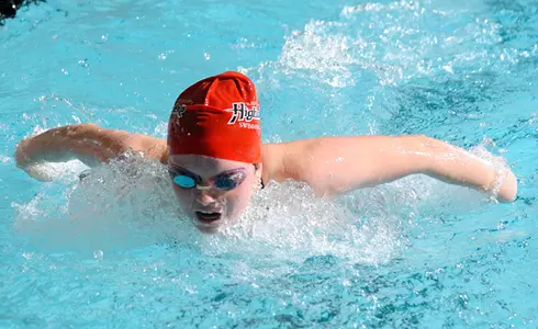 SWIMMING & DIVING DEFEATS BRENAU, FALLS AT CAMPBELL Image