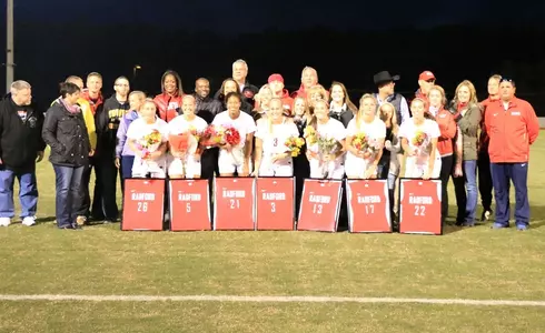 RU WSOC Senior Night 2014