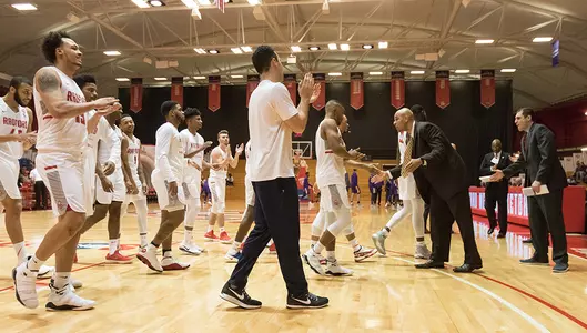 MBB Coaches High Fives