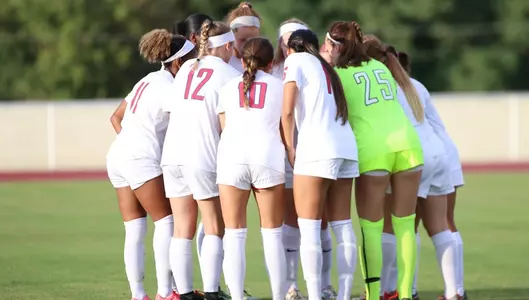 Women's Soccer Huddle