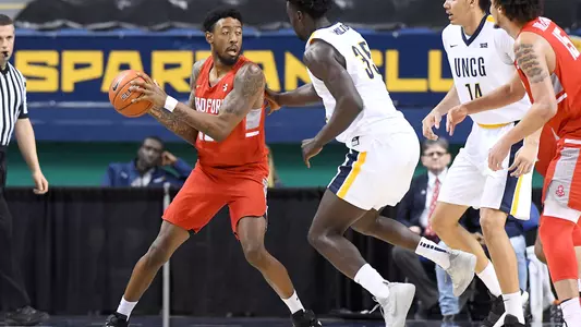 UNC Greensboro takes on Radford in non-conference men's basketball action at the Greensboro Coliseum on Tuesday, December 18, 2018 in Greensboro, North Carolina.