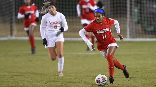 Nov 16, 2019, Charlottesville, VA, USA; Radford University Women's Soccer vs UVA in the first round of the NCAA tournament.Photo Credit: Bob Donnan